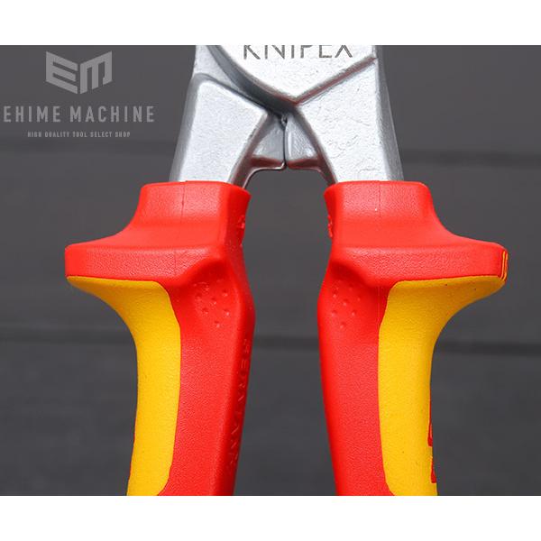 日本正規品 クニペックス 絶縁ケーブルカッター 1000V (SB) (9516-200SB)(4003773040910) KNIPEX_3