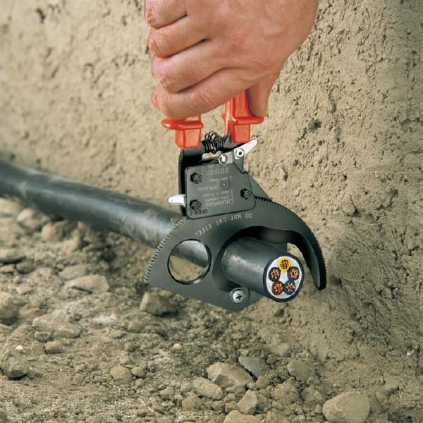 KNIPEX（クニペックス） 日本正規品 ケーブルカッター(ラチェット式