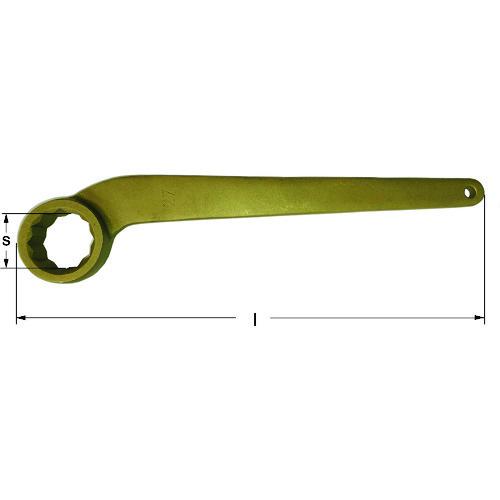 Ampcoスイス 防爆カーブヘッドボックスレンチ 50mm AY0050B