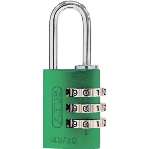 ABUS ナンバー可変式南京錠 145-20 グリーン 145-20-GR 【ネコポス対応】｜ehimemachineyshop