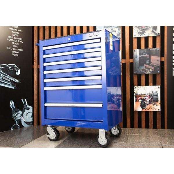 [メーカー直送業者便]SEEDNEW シーズニュー 7段 ツールキャビネット （ブルー） S-R907B