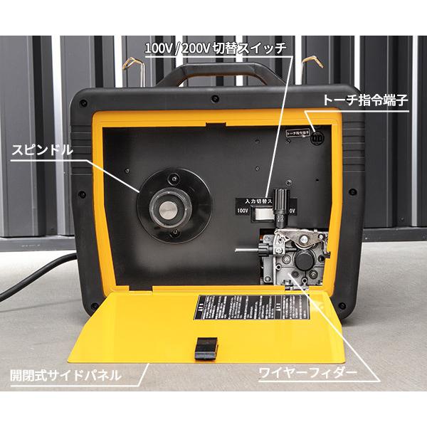 [メーカー直送品] SUZUKID SAY-150N 半自動溶接機アーキュリ150N スター電器｜ehimemachineyshop｜09