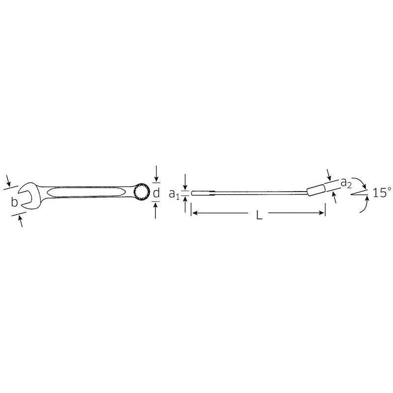 STAHLWILLE 13-55 片目片口スパナ (40085555) スタビレー STAHLWILLE 13-55 片目片口スパナ (40085555) スタビレー