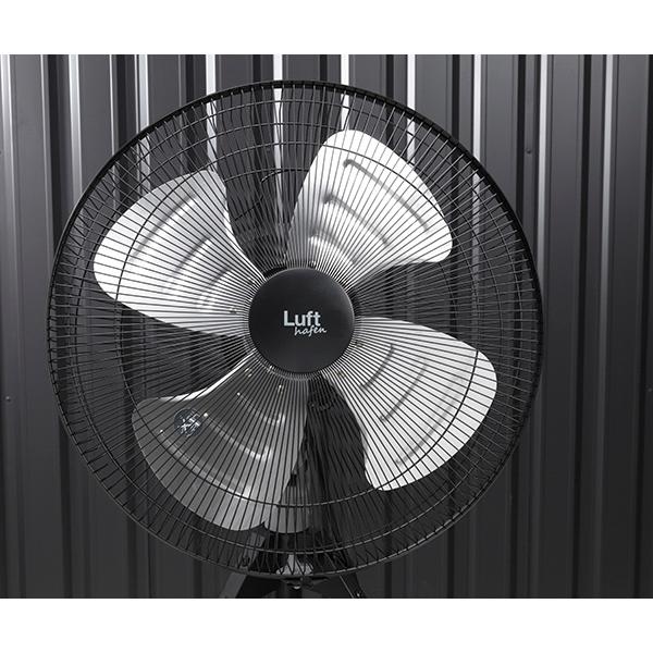 TRUSCO 全閉式工場扇 ルフトハーフェンスタンドタイプ 高耐久  