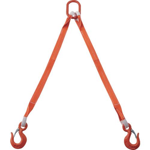 トラスコ 2本吊ベルトスリングセット 35mm幅X1m 吊リ角度60°時荷重1.72t(最大使用荷重2t) G352P10