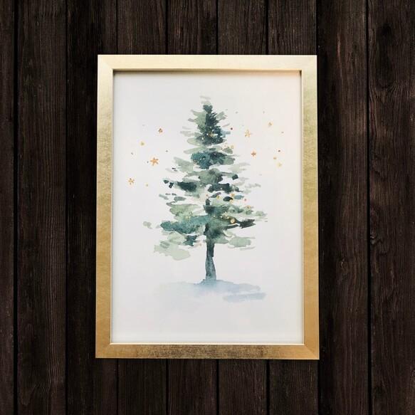 アートフレーム ツリー A3 アートポスター 北欧 クリスマスプレゼント Christmas モミの木 額装 額縁フレーム付き Af Firtree Wall Decor E Hina 通販 Yahoo ショッピング