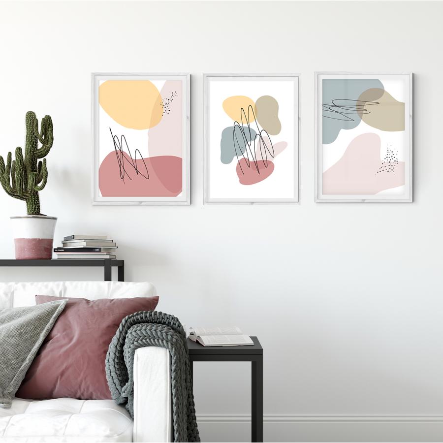 アート 北欧 ポスター おしゃれ A4 A3 B3 A2 B2 A1 B1 デザイン 抽象画
