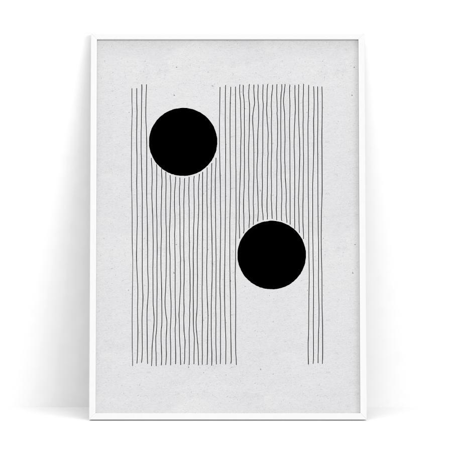 アート モノクロ 北欧 ポスター おしゃれ 白黒 A4 A3 B3 A2 B2