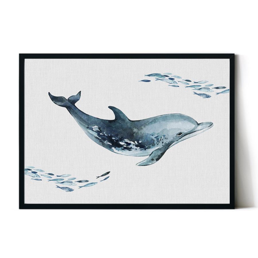 アートポスター 北欧 ポスター おしゃれ A3 B2 A1 B1 デザイン イルカ Ap Dolphin Wall Decor E Hina 通販 Yahoo ショッピング