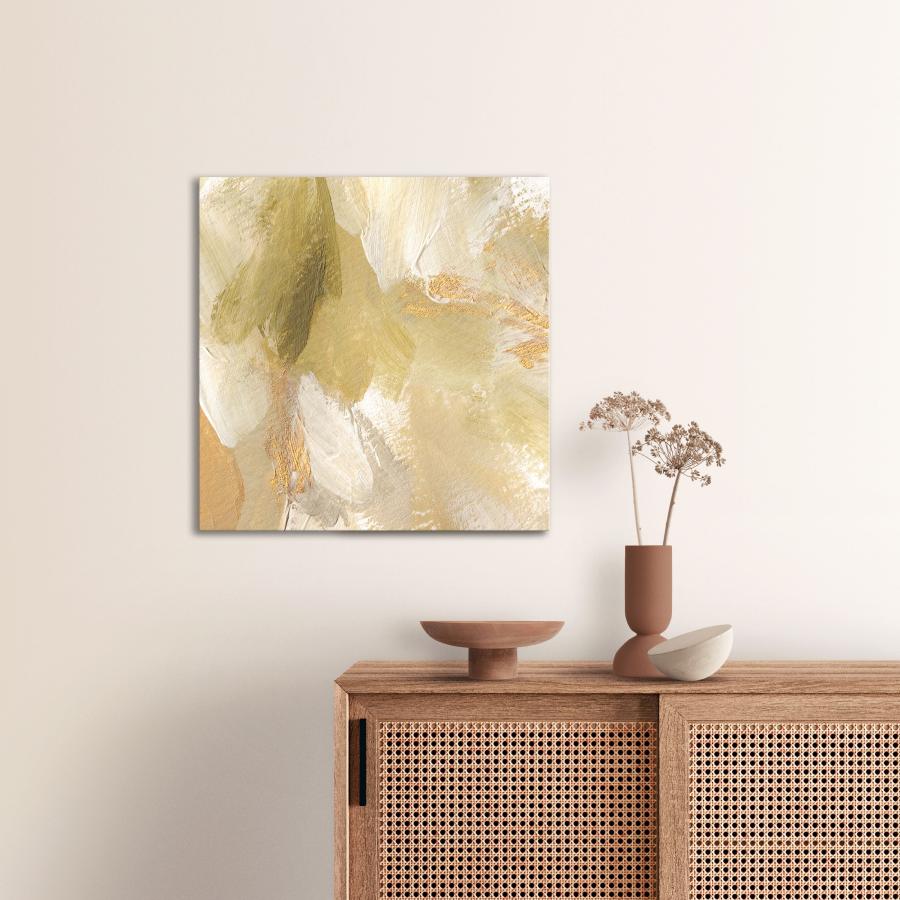 正方形 アートパネル Bush Warbler３枚セット ジャパンディインテリアをおしゃれに 鶯色の画像