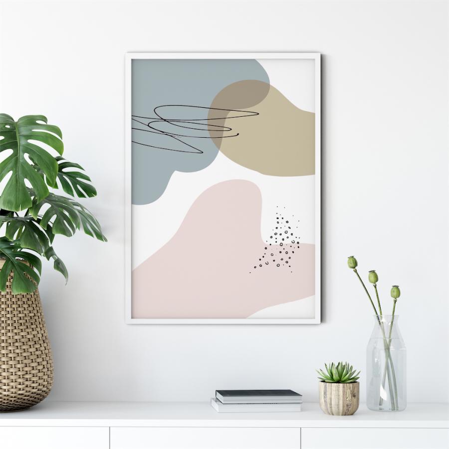 ポスター インテリア 北欧 抽象画 アブストラクト A4 A3 A2 B2 額縁 ehina_ap-abstract119
