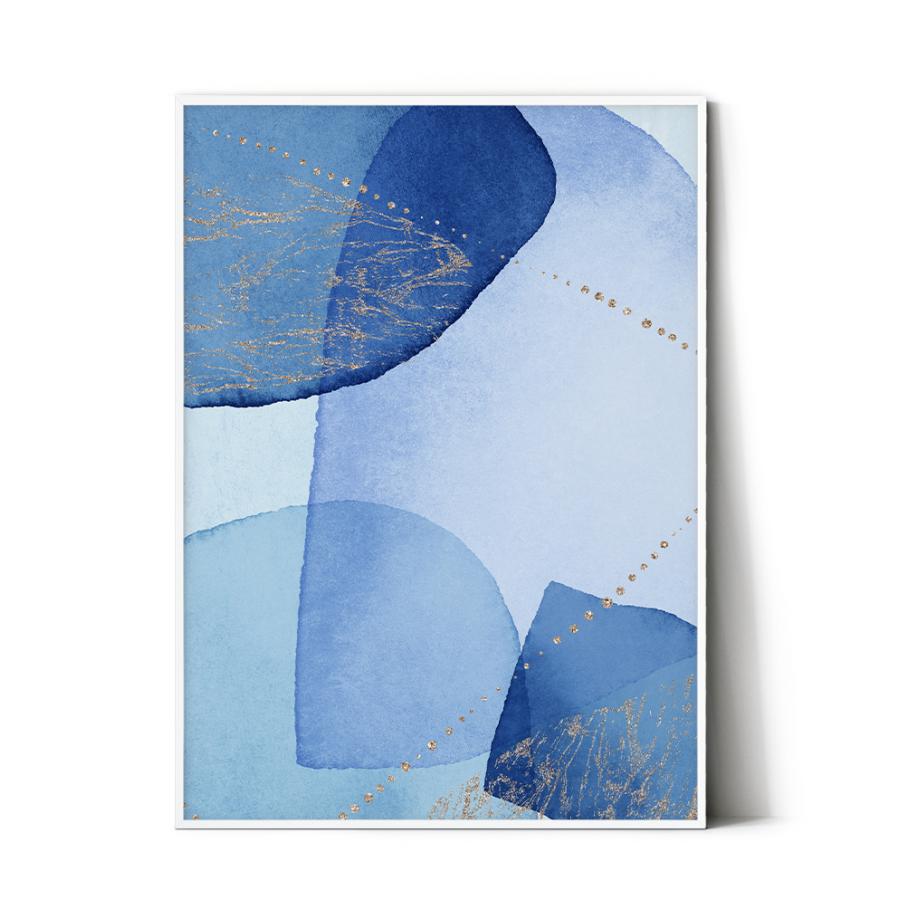 アートポスター 北欧 ポスター おしゃれ A3 B2 A1 B1 青 碧 水彩 抽象画 人気 デザイン ブルー 04 Dp Blue01 Wall Decor E Hina 通販 Yahoo ショッピング