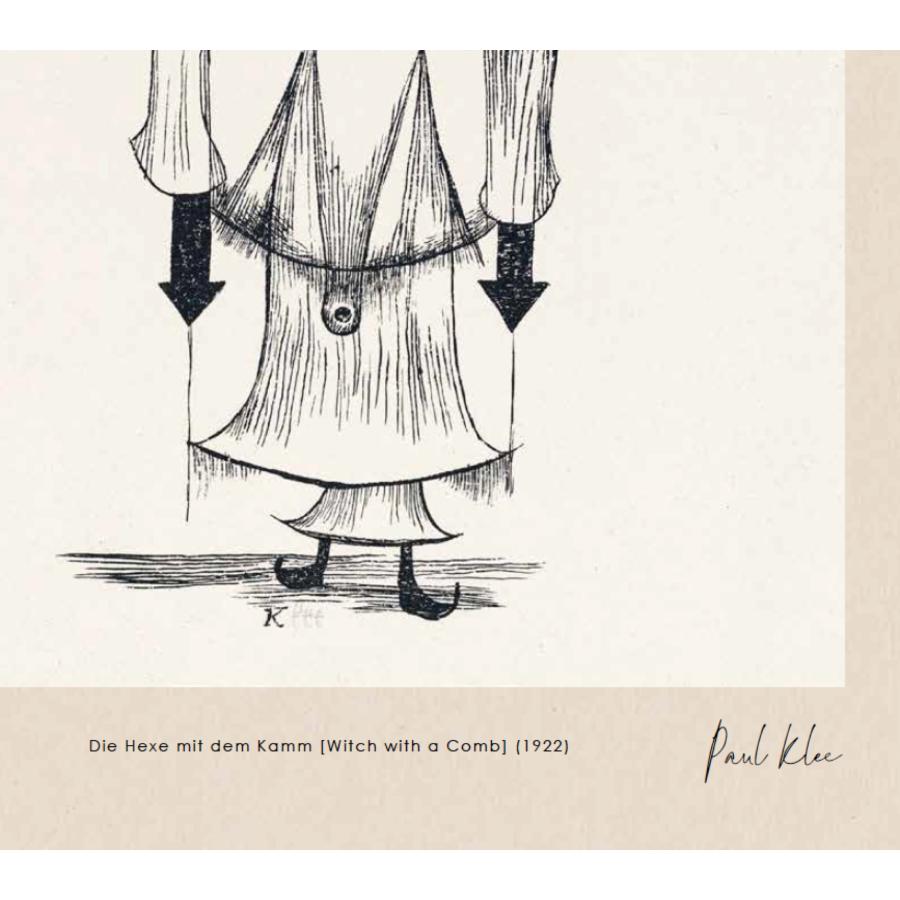 アート ビンテージ　Die Hexe mit dem Kamm 櫛を持った魔女（1922年）Paul Klee の絵画　2L A4 A3 B3 A2 B2 A1  30×40 50×70　北欧ポスター｜ehina｜03