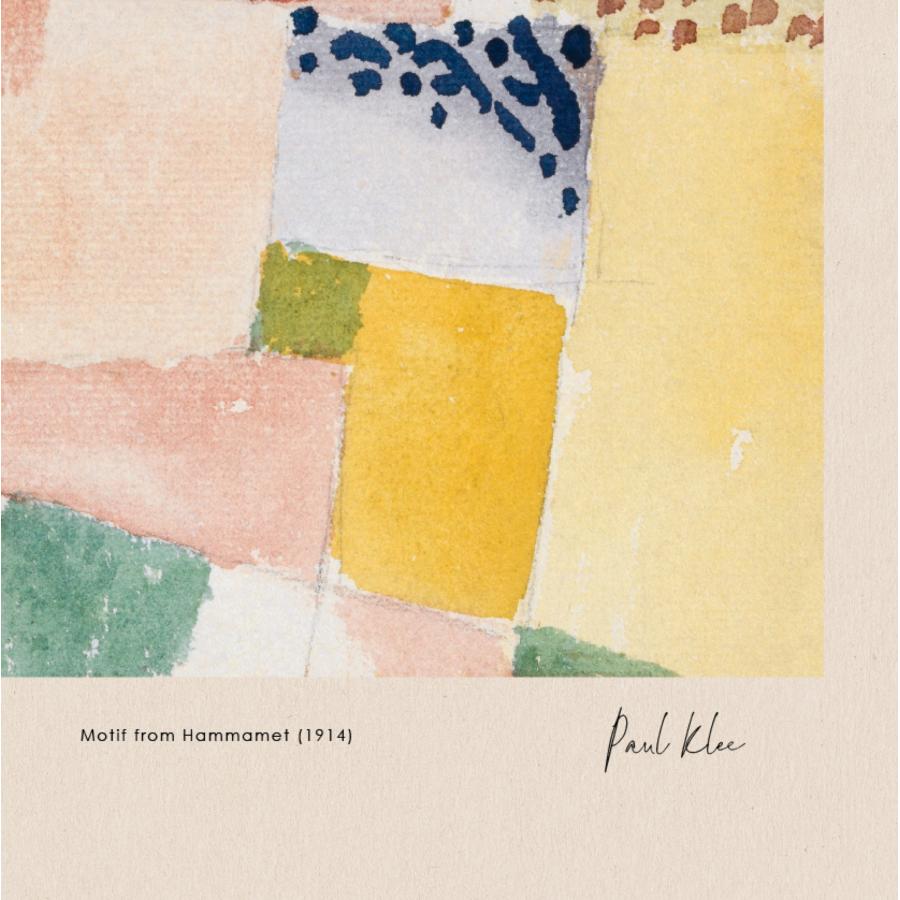 アート ビンテージ　ハマメットのモチーフ（1914年）Paul Kleeの絵画　2L A4 A3 B3 A2 B2 A1　30×40　50×70　北欧ポスター｜ehina｜03