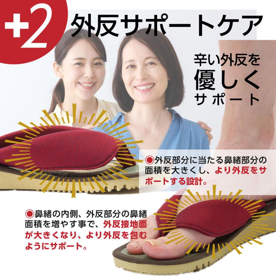 NEW足ゆび運動ぞうり 八代産い草モデル +プラス 送料無料 メーカー直販 外反母趾サンダル |  | 04