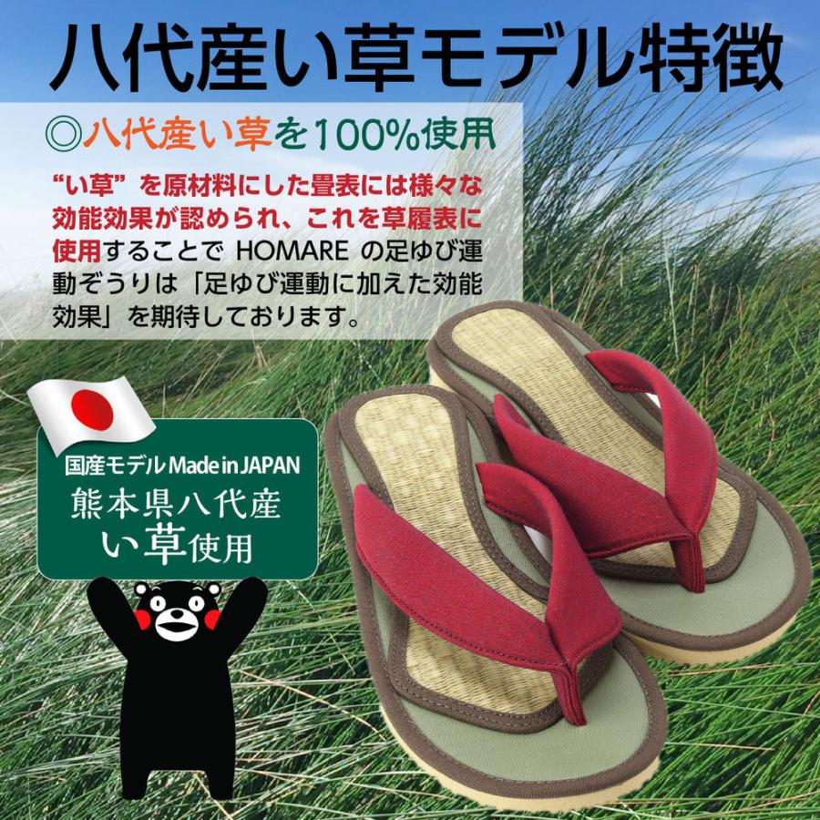 NEW足ゆび運動ぞうり 八代産い草モデル +プラス 送料無料 メーカー直販 外反母趾サンダル |  | 06