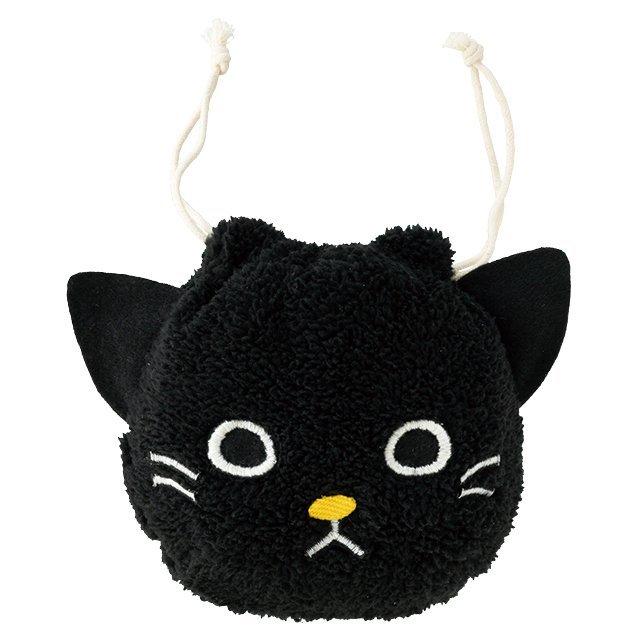 ポップアニマルミニ巾着バッグ ネコ ドッグ カエル ひつじ くま パンダ