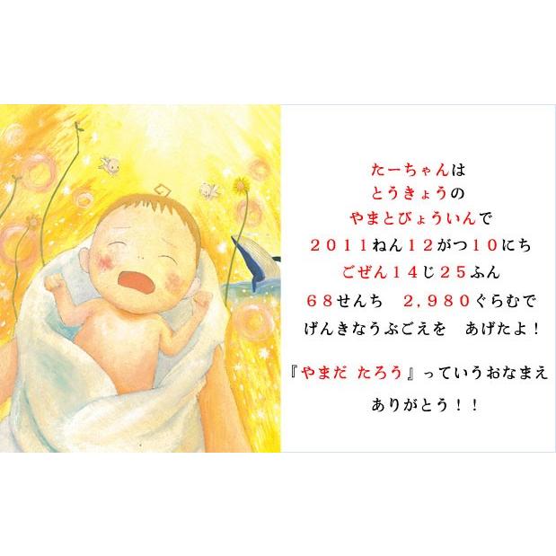 孫 誕生日 1歳 絵本 赤ちゃん 誕生記念 抱っこ 寝返り はいはい 泣いて 笑って 初めての経験 プレゼント オリジナル絵本 たくさんのはじめて｜ehon-netcom｜04