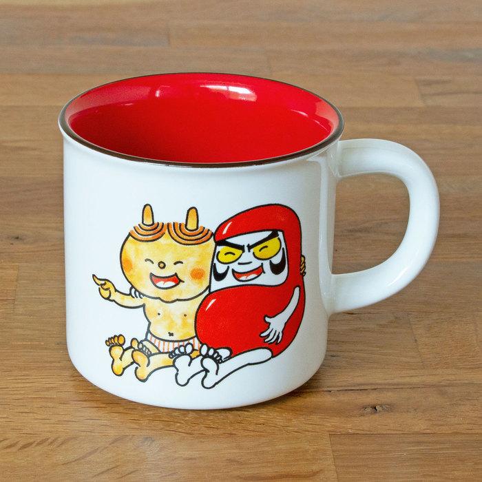 ロングセラー絵本マグカップ だるまちゃんとかみなりちゃん 絵本ナビ
