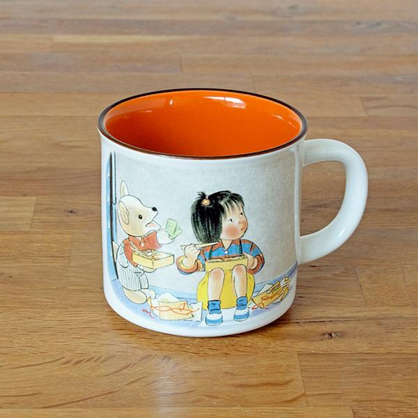 ロングセラー絵本マグカップ こんとあき 絵本ナビオリジナルグッズ 林