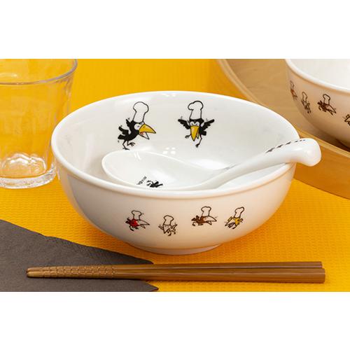 からすのパンやさん ラーメン丼 かこさとし 加古里子 食器 皿 グッズ
