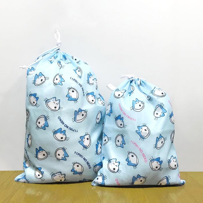 11ぴきのねこ トラベル巾着セット 馬場 のぼる 巾着 袋 グッズ : 絵本