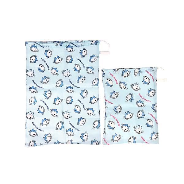 11ぴきのねこ トラベル巾着セット 馬場 のぼる 巾着 袋 グッズ : 絵本