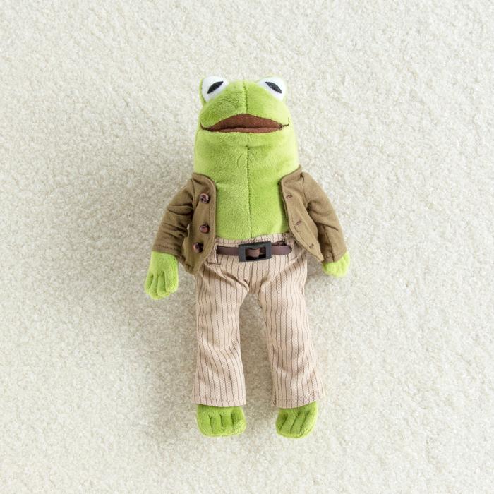 がまくんとかえるくん ぬいぐるみ かえるくん S グッズ : 絵本ナビ