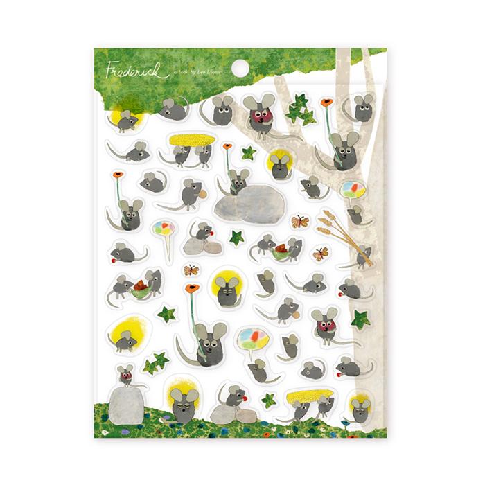 レオ・レオニ シール フレデリック 絵本 グッズ かわいい 文具 : 絵本