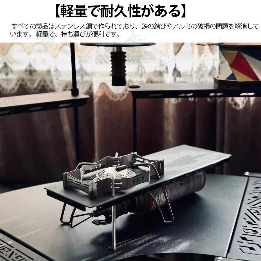 組立式テーブル (ステンレス天板)SOTO バーナー天板 SOTO製 ST-310/340 ビルトイン機能付きバーナーテーブル IGTテーブル