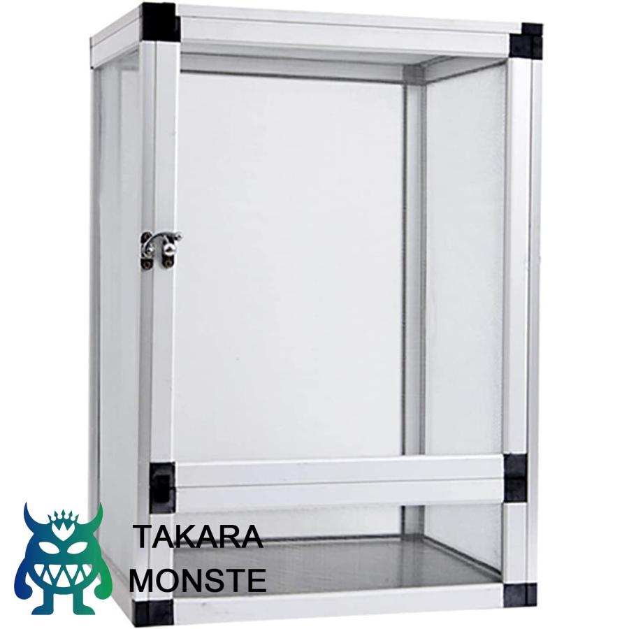 爬虫類 飼育ケース レプタイルボックス 32x32x46cm 42x42x66cm 45x45x80cm 爬虫類メッシュテラリウム ヤモリ ケージ アルミニウムビバリウム 爬虫類 ケース クモ（Yahoo!・TAKARAMONSTER）