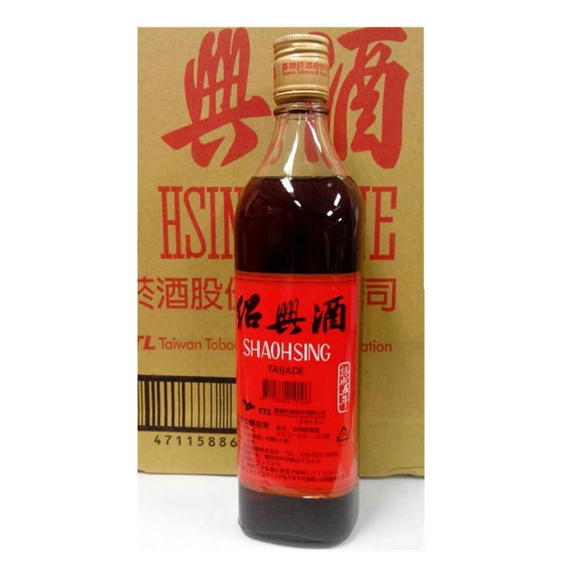 台湾紹興酒（熟成5年）14.5度 600mlX12本瓶（ケース売り） : 恵方源