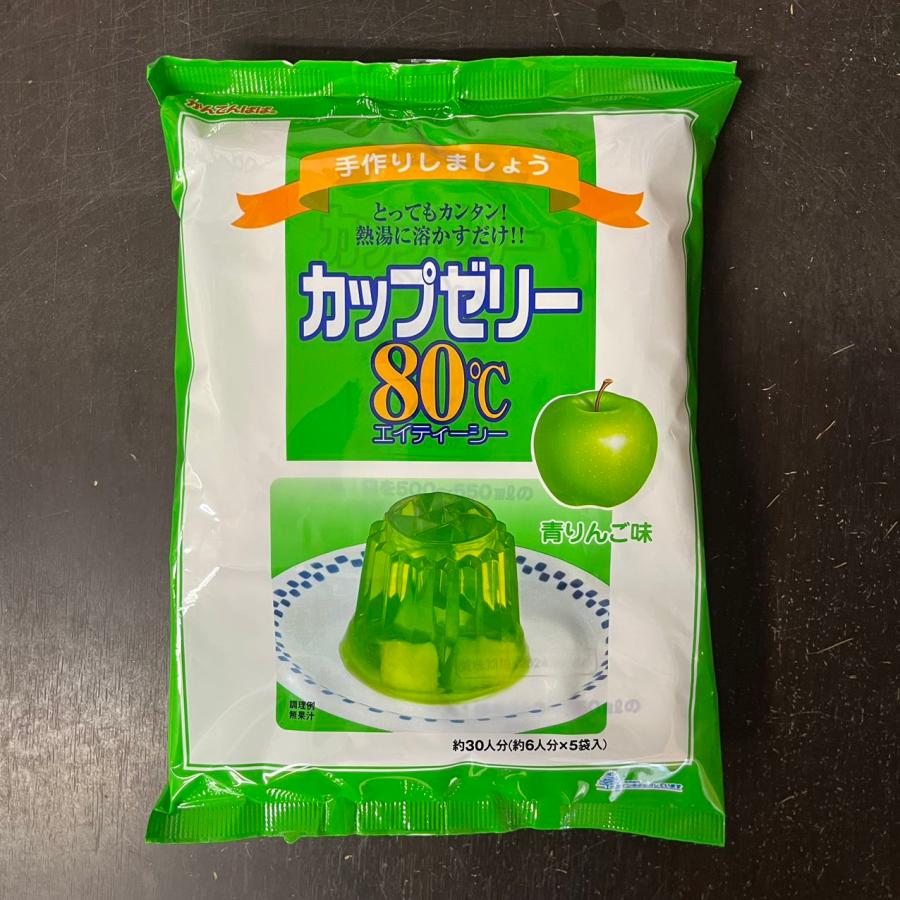 かんてんぱぱ カップゼリー 青りんご味 500g（100gX…