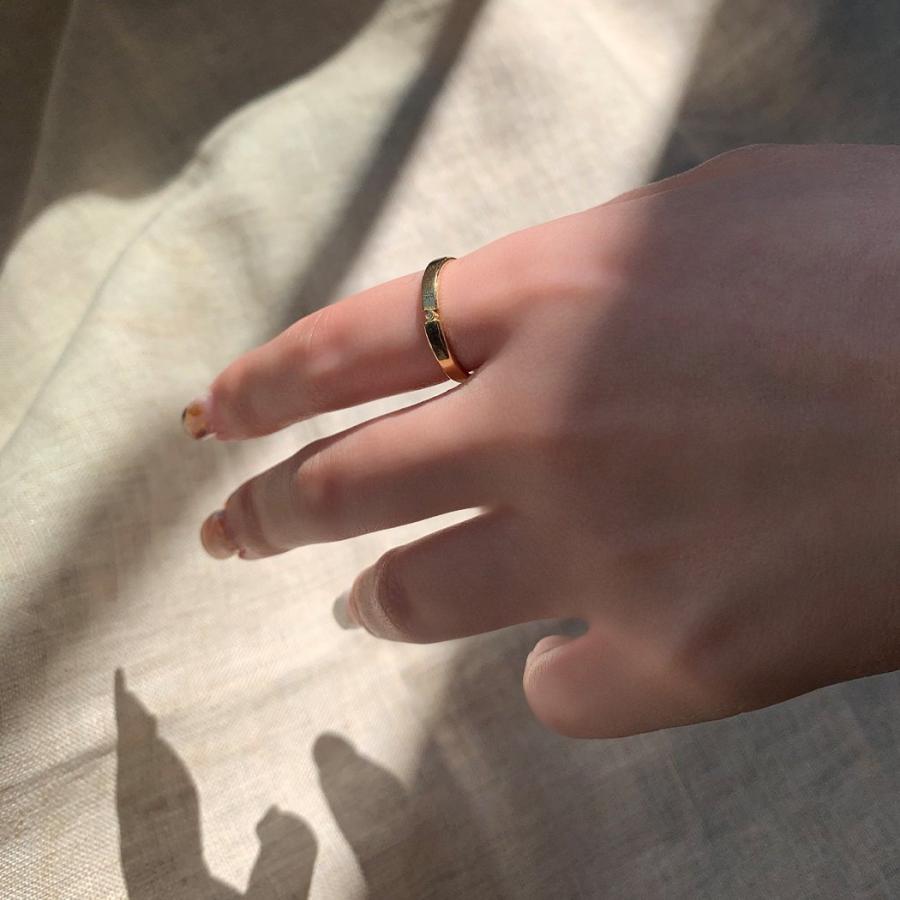 イロンデール エペパン hirondelle et pepin / k18 hr-487 プチダイヤリング2  L レディース 指輪 ギフト プレゼント 記念日 アクセサリー ジュ… | hirondelle | 01