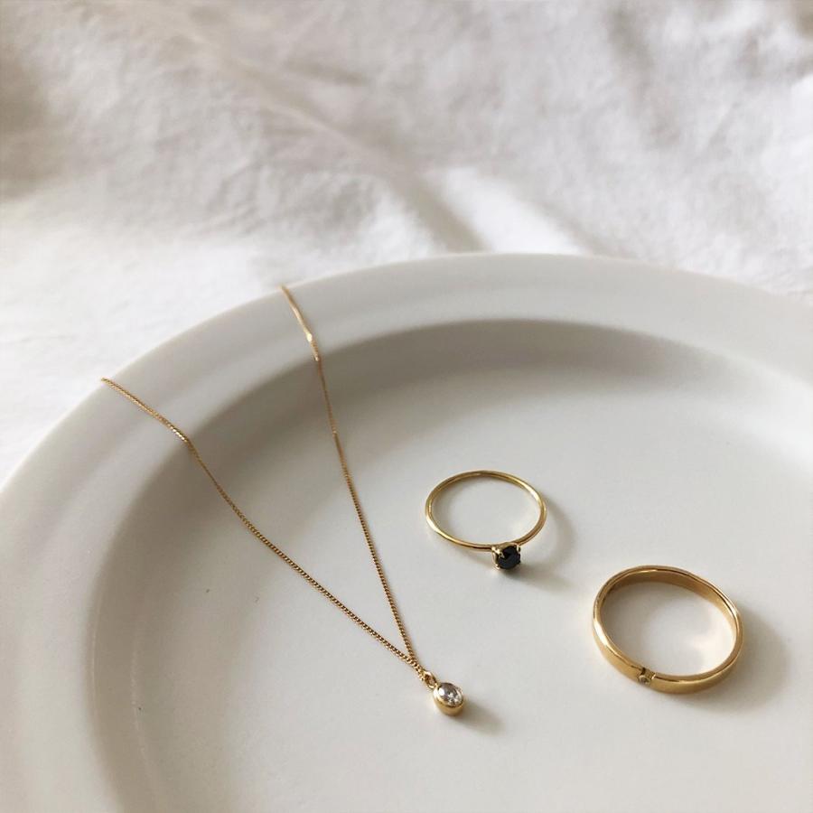 イロンデール エペパン hirondelle et pepin / k18 hr-487 プチダイヤリング2  L レディース 指輪 ギフト プレゼント 記念日 アクセサリー ジュ… | hirondelle | 02