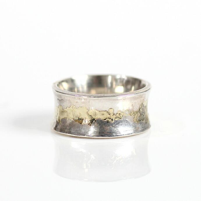 イロンデール エペパン hirondelle et pepin / k18 silver sr-12 プレートリング 12 レディース 指輪 ギフト プレゼント 記念日 アクセサリー … | hirondelle | 01