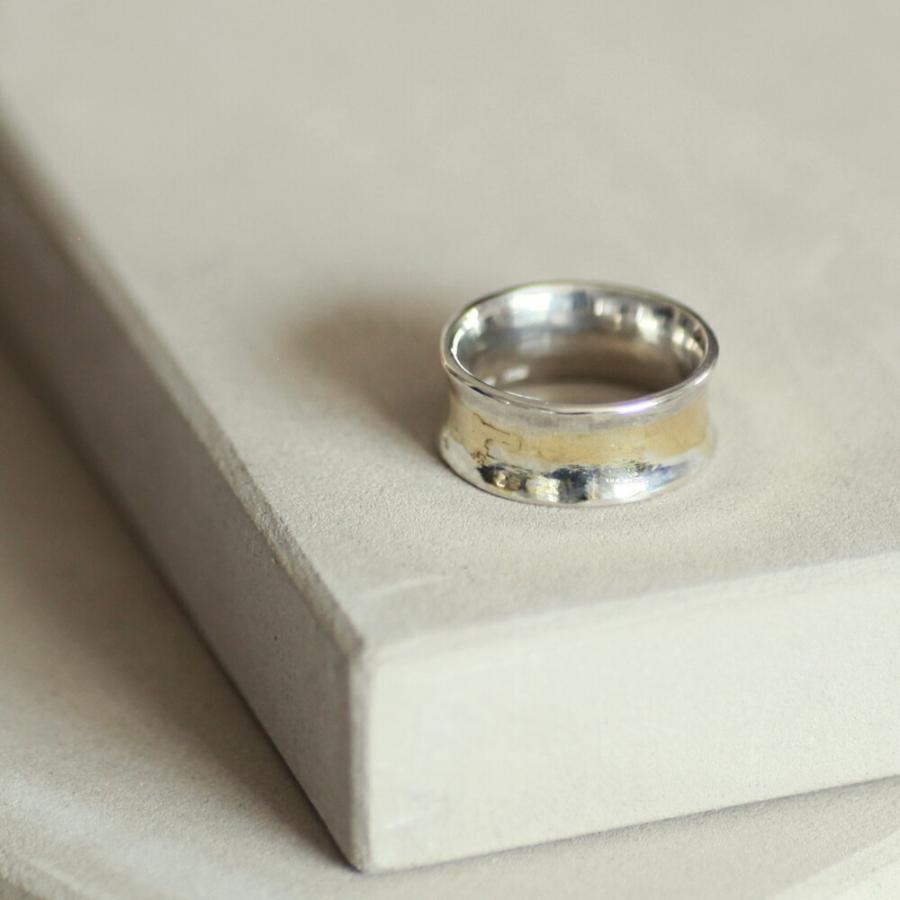 イロンデール エペパン hirondelle et pepin / k18 silver sr-12 プレートリング 12 レディース 指輪 ギフト プレゼント 記念日 アクセサリー … | hirondelle | 04