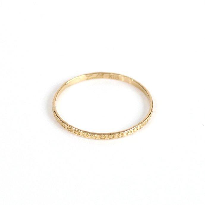 イロンデール エペパン hirondelle et pepin / k18 hr-466 スマイルスタンプ リング S レディース 指輪 ギフト プレゼント 記念日 アクセサリー… | hirondelle | 03