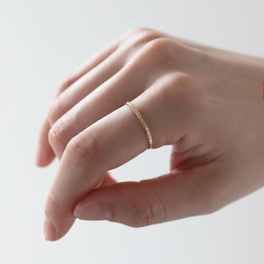 イロンデール エペパン hirondelle et pepin / k18 hr-466 スマイルスタンプ リング S レディース 指輪 ギフト プレゼント 記念日 アクセサリー… | hirondelle | 05