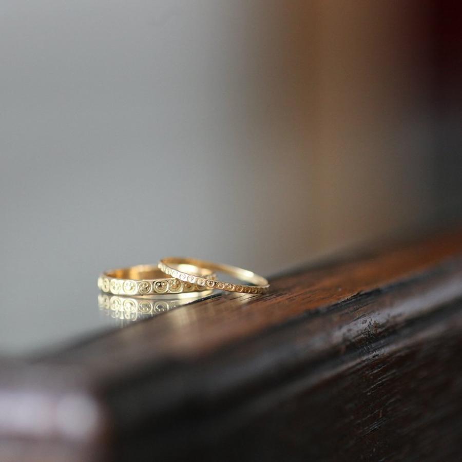 イロンデール エペパン hirondelle et pepin / k18 hr-467 スマイルスタンプ リング M レディース 指輪 ギフト プレゼント 記念日 アクセサリー… | hirondelle