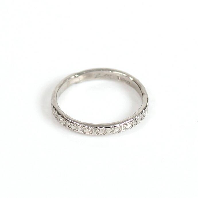 イロンデール エペパン hirondelle et pepin / pt900 pr-84 スマイルスタンプ プラチナリング レディース 指輪 ギフト プレゼント 記念日 アク… | hirondelle | 02