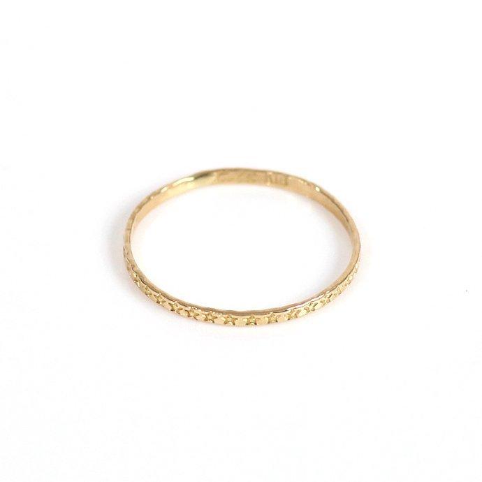 イロンデール エペパン hirondelle et pepin / k18 hr-470 スタースタンプ リング S レディース 指輪 ギフト プレゼント 記念日 アクセサリー … | hirondelle | 04