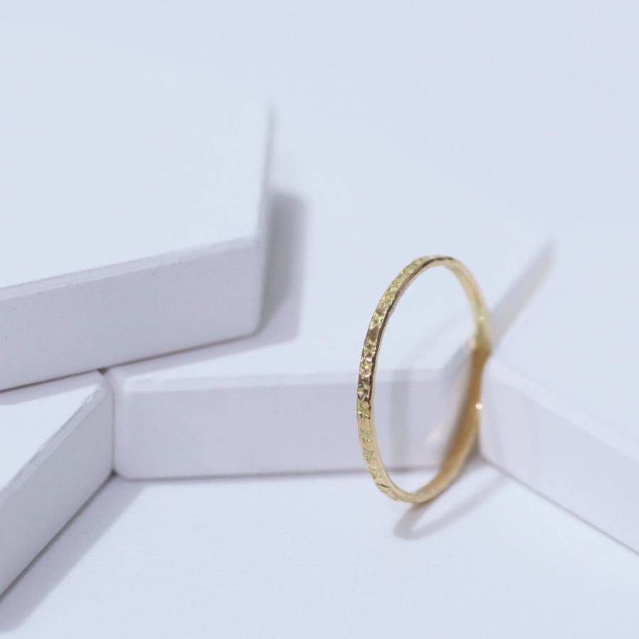 イロンデール エペパン hirondelle et pepin / k18 hr-470 スタースタンプ リング S レディース 指輪 ギフト プレゼント 記念日 アクセサリー … | hirondelle | 05