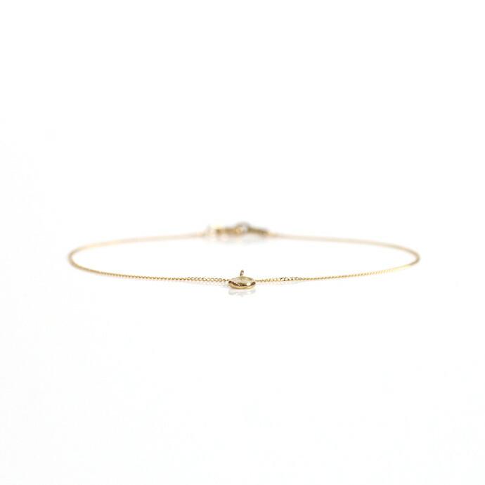 イロンデール エペパン hirondelle et pepin / k18 hv-178 スマイルスタンプ ブレスレット 1 レディース ギフト プレゼント ブレスレット アク… | hirondelle | 01