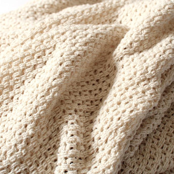 BARKER TEXTILES / コットン ホスピタルブランケット 全4色 タオルケット |  | 03