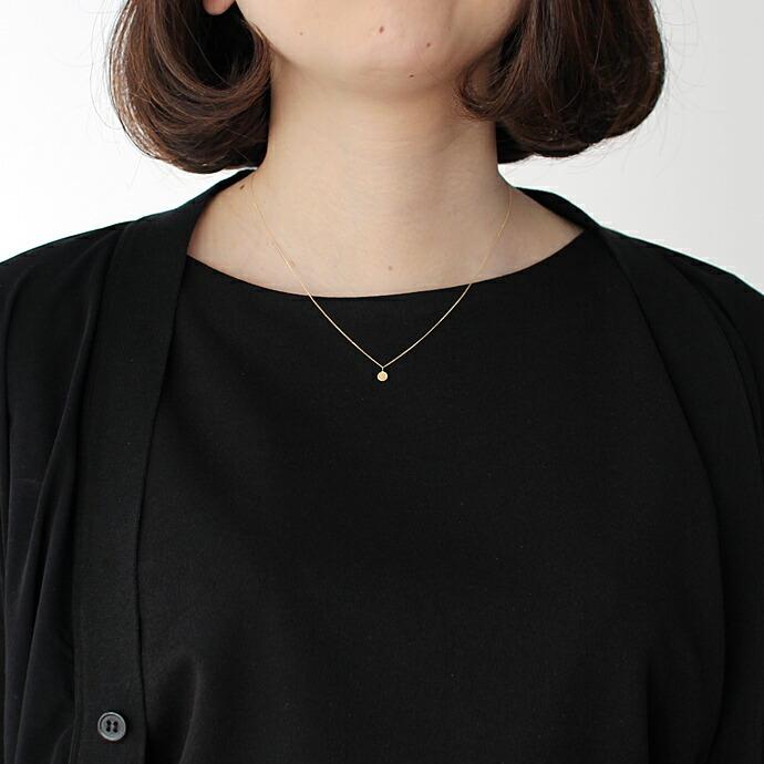 イロンデール エペパン hirondelle et pepin / k18 hn-472 スマイルスタンプ ネックレス 1 レディース ギフト プレゼント アクセサリー ジュエ… | hirondelle | 01