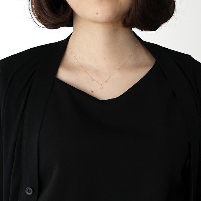 イロンデール エペパン hirondelle et pepin / k18 hn-472 スマイルスタンプ ネックレス 1 レディース ギフト プレゼント アクセサリー ジュエ… | hirondelle | 02