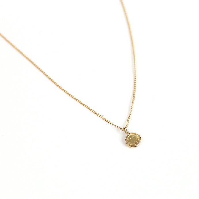 イロンデール エペパン hirondelle et pepin / k18 hn-472 スマイルスタンプ ネックレス 1 レディース ギフト プレゼント アクセサリー ジュエ… | hirondelle | 03