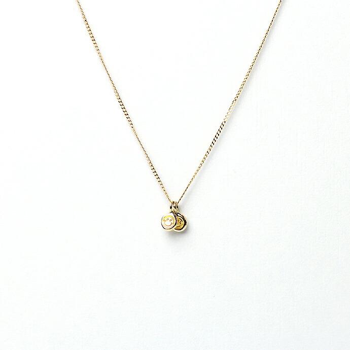 イロンデール エペパン hirondelle et pepin / k18 hn-473 スマイルスタンプ ネックレス 2 レディース ギフト プレゼント アクセサリー ジュエ… | hirondelle