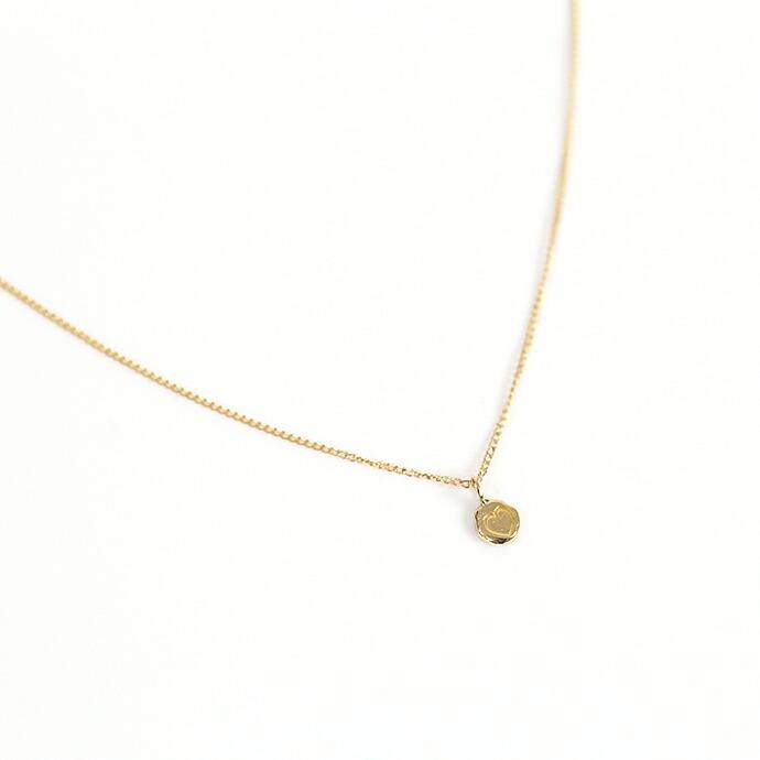イロンデール エペパン hirondelle et pepin / k18 hn-474 ハートスタンプ ネックレス レディース ギフト プレゼント アクセサリー ジュエリー … | hirondelle | 03
